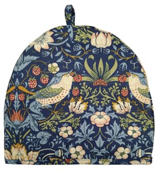 Tea Cosy William  Morris  Strawberry Thief Navy Blue Small