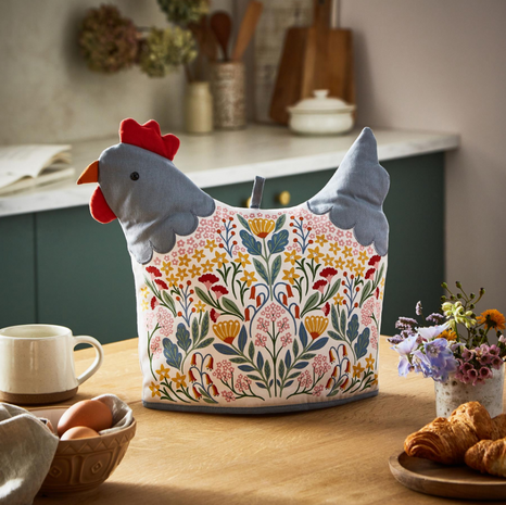 Shape Tea Cosy Folk Chicken